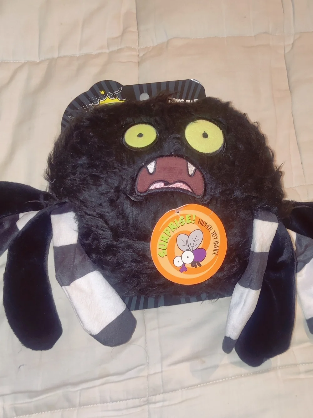 OMG! Surprise Spooks 2-in-1 Halloween Spider Dog Toy - New See Pics!!